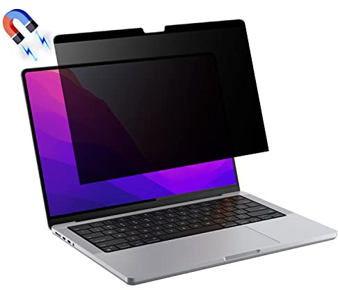 HaruYo Magnétique Filtre de Confidentialité pour MacBook Pro 13 M1, M2 | pour MacBook Pro 13” (2016-2023, M1, M2), Anti-Espion Amovible Filtre Protecteur D'écran