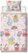 Character World Peppa Pig and Friends - Juego de funda de edredón oficial para cama individual, diseño colorido y juguetón, ropa de cama reversible de 2 caras, incluye funda de almohada a juego, color