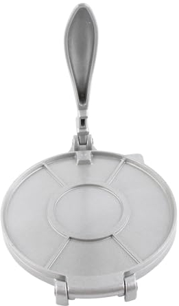 9,45-Zoll-Tortilla-Presse aus Gusseisen – 2022 Tortilla-Presse, Roti-Presswerkzeug, 20 Cm, Aluminiumlegierung mit Gebogenem Griff Zum Kochen