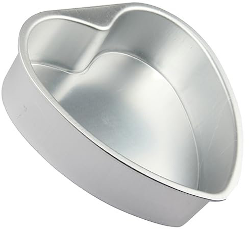 MUCKLILY Kuchenbleche Kuchenform in Herzform Kekspfanne Mini-Herzkuchen Brotdose Brownies Backformen Herz-Kuchenform abnehmbare Backplatte Antihaft Ofen Keksplatte Backgeschirr Schimmel