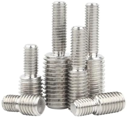 Bolzenschraube mit Doppelgewinde, 1/2/5 Stück, Edelstahl 304, M3, M4, M5, M6, M8, M10, M12, M14, M16, M20, Gewindeadapter, männlich zu männlich, Übertragungsschrauben, Doppelkopf-Übertragungsschraube,