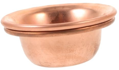 Garneck 2 Pezzi Ciotole in Rame per Offerte d'Acqua Buddhiste Piccole per Culto, Meditazione e Decorazione Resistenti e Leggere per Uso Religioso