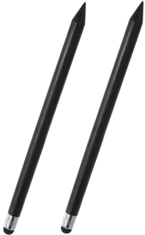 jojofuny 2pcs Capacitive Touchscreen Stylus Pens for Writing and Drawing on Touch Screens with Comfortable Grip and Plastic Material, Suitable for Paper and Cell Phone Accessories