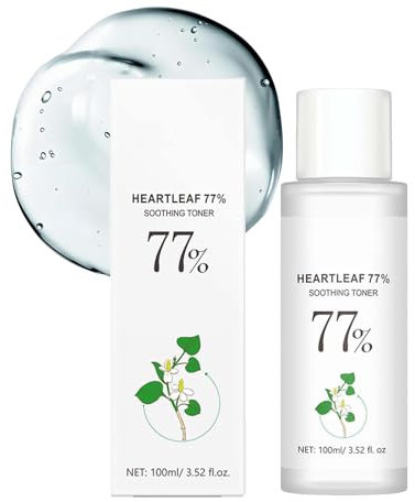 Heartleaf 77% Soothing Toner, Skin Trouble Care, Calming Skin, Refreshing, Purifying, Feuchtigkeitsspendend, Beruhigende Haut Gesichtstoner, Beruhigt die Haut, Für Alle Hauttypen Geeignet (1)