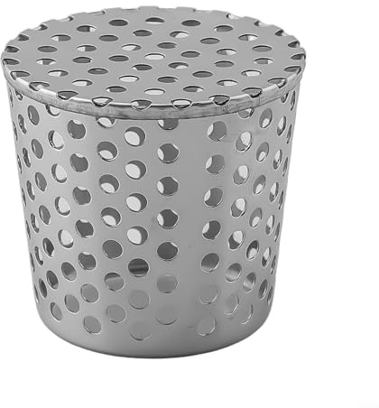 ZMdooreasy Griglia di protezione per grondaie in acciaio inox 304, filtro detriti, per scarico del tetto e protezione dei tubi dell'acqua piovana, adatta per diametro di 40-200 mm (60-75 mm)