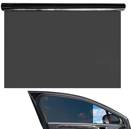 Film pour Vitre de Voiture à Intimité - Film Miroir Unidirectionnel pour Vitre Automobile - Dispositif de Protection Solaire pour Pare-Brise pour Véhicules SUV, Berlines, Camions, Camping-Cars