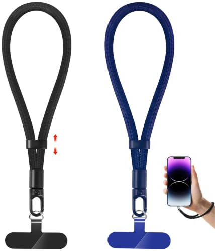 NganSuRong Phone Lanyard, Adjustable Cell Phone Lanyard Strap, Hand Wrist Strap with Tether Tabs for Smartphone