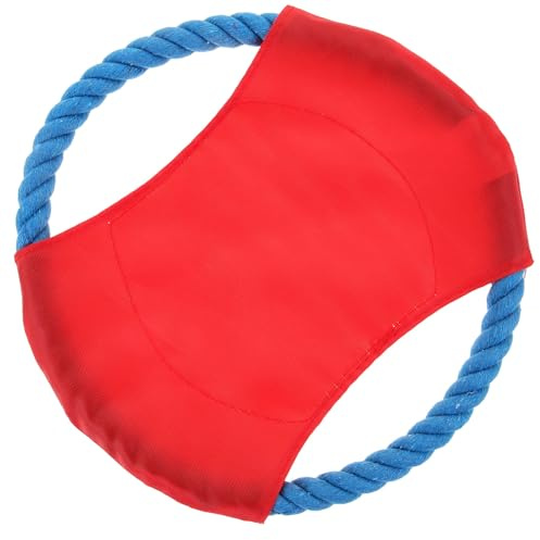 Abaodam Disque Volant pour Chien Résistant aux Morsures de Dressage Souple en Matériau Solide Taille Moyenne Couleurs Aléatoires pour Entraînement et Jeux en Couleur
