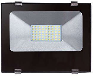 NuLoXx LED Strahler ultra flach 50W/740 4000K neutralweiß 3750LM, 120° Abstrahlwinkel Schutzartklasse IP65, AC 220-240V