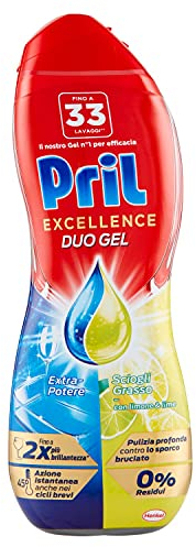 Pril - Detergente para lavavajillas – 4 paquetes de 720 g