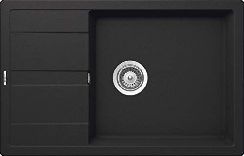 SCHOCK MANHATTAN Lavello da cucina CRISTALITE® Onyx reversibile, Lavabo incasso, Lavabo sottopiano