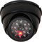 Retoo Caméra Factice, LED Clignotante, Étanche, pour L'intérieur Et L'extérieur De Qualité Supérieure, Kit De Montage Vis Et Chevilles, Possibilité De Faire Pivoter La Caméra, Noir