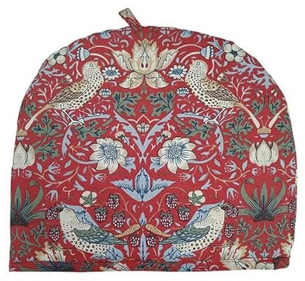 William Morris Strawberry Thief Red Tea Cosy