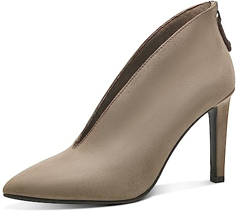 Marco Tozzi Zapatos de tacón para Mujer Elegantes con Cuello, Gris, 39 EU