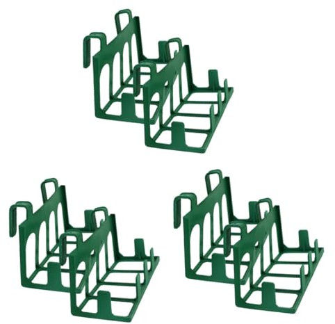 POPETPOP Lot De 3 Cages À Fleurs De Jardin Support De Rangement Pour Fleurs De Mariage En Plastique Léger 2 Pièces X 3