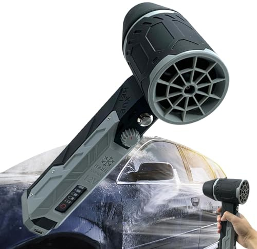 Sèche-linge pour voiture, dépoussiérage sans fil - Ventilateur à air rechargeable - Ventilateur portable pour barbecue, nettoyeur électrique vitesse continue pour barbecue avec caméra pour segg