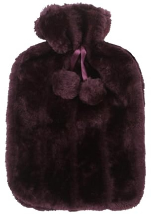Insulated Hot Water Bottle Covers,Faux Plush Cover for 2 Liter (2000 Ml) - Hot Water Bottle Cover Water Bottle Softcover for Long-Lasting Comfort Cover Sleeves Only