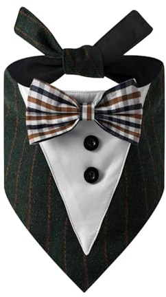 Liten hundhalsduk, hundbandana – hundbandana pojke liten hund bandana mode hund bandana – hund näsduk vacker hundaccessoar för fest, bröllop,