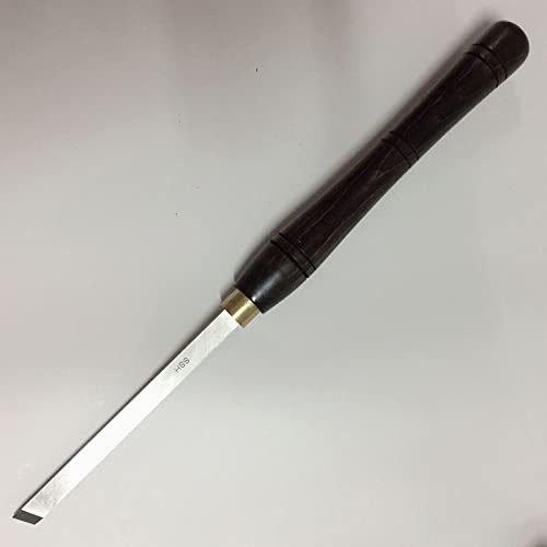 Woodworking Tools,Wood Turning Tool with HSS Blade Walnut Handles, Wood Lathe Chisel High Speed Steel Gouge 1 Piece for Beginners, Hobbyists and Professionals,7/8 roughing Gouge(1/2 skew chisel)