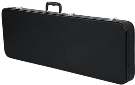 Hellery Gig Tasche Elektrische Bass Gitarren Tasche Professionelle Gitarrenreisen Abgerundete Ecke Hartschale Gitarrenkoffer für Accessoires Bass