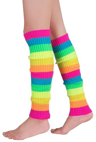 LOZTBUE 1 par de protectores de piernas calentadores de piernas de ballet niñas niñas de punto protectores de piernas de punto protectores de piernas de punto protectores