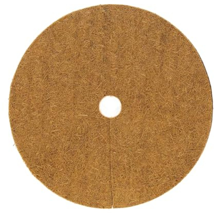 Cococoia - Anello per albero in fibra di cocco, 10 pezzi, con anello multiuso, tappetino protettivo per piante da interno, barriera naturale per fibra di noce, cocco, diverse scelte non possono