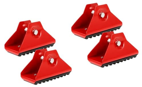 Tofficu 4pcs Non-Slip Ladder Foot Pads for Home Telescopic Ladder Platform Attachment
