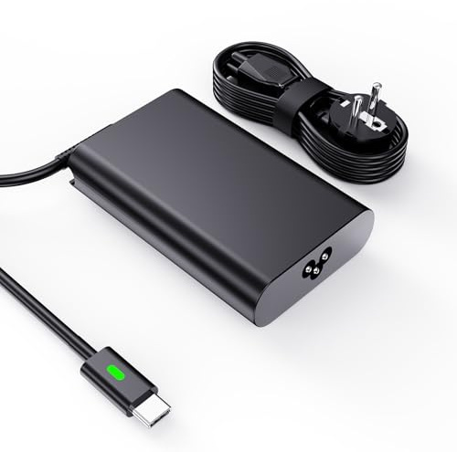 Caricatore 65W HP USB-C per HP OmniBook Ultra Laptop Next Gen AI PC, OmniBook 7 5 X Flip, Elitebook X Flip/Ultra G1i 14/Folio G1, Elitebook 840 845 830 850 835 660 665 G11 G10 G10 G9 G5 Alimentatore