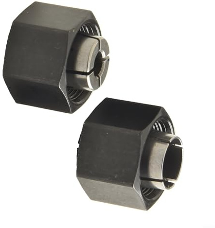 Set di 2 mandrini e dadi per fresatrice serie DW621, DW616, DW618, compatibile con 2610906283 (/4), 2610906287 (3/8), 326286-03 – Me