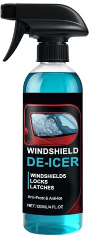 Générique Spray pour Enlever la Glace des Voitures, 120ml Protection pour Vitres, Antigel Rapid pour Carrosserie, pour Auto Camion Camping-Car Pare-Brise Rétroviseur Portes et Serrures