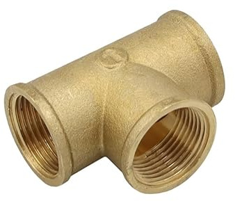 Stabilo-Sanitaer Messingfitting T Stück 1 Zoll DN25 Abzweig Messing Fitting Gewindefitting Rohrfitting
