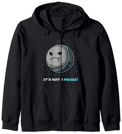 Mond Vollmond Halbmond Sichel - Das ist nur eine Phase Kapuzenjacke