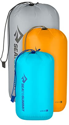 Sea to Summit Ultra-Sil Stuff Sack Set 5, 8, 13L Blue Atoll, Zinnia, High Rise, Blue Atoll, Zinnia, High Rise, 3L, 5L & 8L