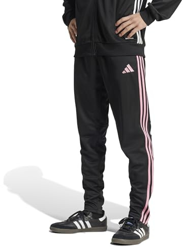 adidas Tiro 25 Essentials - Pantalón de fútbol para hombre, Negro Rosa Fácil, XL alto