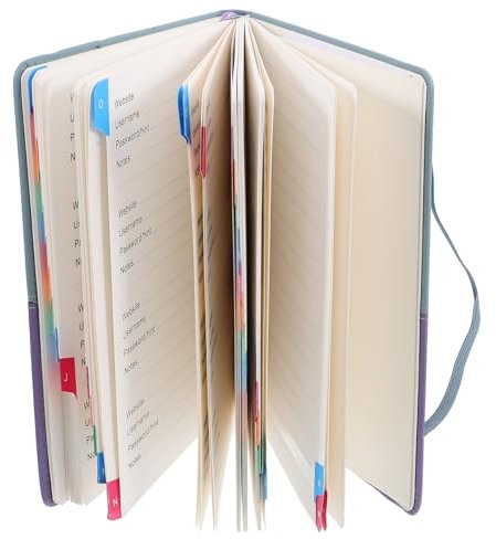 SHINEOFI Site Address Organizer Adressbuch Mit Alphabetischen Etiketten Vielseitig Einsetzbares Passwortnotizbuch Für Webseiten Und Telefonnummern Organisieren Von Kontakten