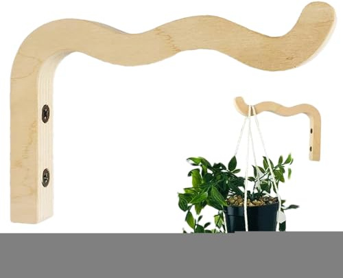 Yaztauho Pflanzenhalter Wand, Blumenampel Halterung, Wandmontage Hängende Pflanzenhaken, Wandhalterung Blumenampel für Laternen, Blumenhalterung, Windspiele, Dekoration