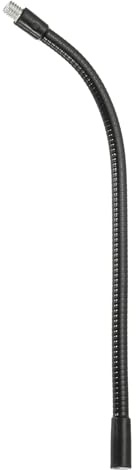 PATIKIL 12 Gooseneck, 3/8 Female to Male Thread Metal Universal Hose Flexible Arm Gooseneck Tube Extension Holder for Action Camera, Phone, Microphone, Black