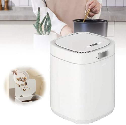 Elektrisk KöKskompostöR (Tre ArbetsläGen), 2,5 L Smart Kompostsoptunna, LåGhastighetsslipning + HöGtemperaturtorkning, FöRvandla Sopor Till Kompost