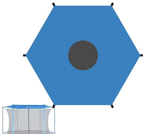 Cubierta Para Cama Elástica - Cubierta De Sombra Para Cama Elástica - 2,4 M/3,0 M/3,6 M/4,2 M/4,8 M, Sombrilla Impermeable Para Cama Elástica Con Protección UV, Cubiertas Para Carpas Oxford Trampoline