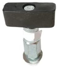 Pattino guida elevatore scorrevole porta 39 * 50*M8 base in gomma nera L 39mm W 14mm H 14,5mm H 50mm pezzi di ricambio for ascensori