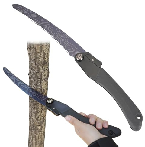 Sierra De Camping, Sierra De Mano Plegable Para Poda De Árboles, Cuchilla de Corte para Jardinería Supervivencia Carpintería Caza Tala Paisajismo Bushcraft Mochilero