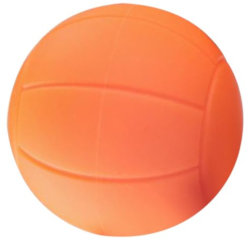 ELAYARD Silicon massageball für Nacken Rücken Faszien Therapie Fester Fitness Roller zur Muskelentspannung Tragbarer Faszienball für Triggerpunkt massage zu Hause und Unterwegs Orange