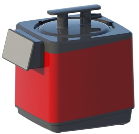SMTYXS Generador De Vapor, Vaporizador Eléctrico, 2,5l, 1000W, Barril Casero, Sauna, Terapia SPA For Baño Velocidad de Calentamiento rápida(Red)