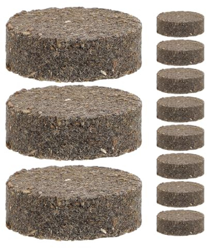 Didiseaon 50pcs Portable Wood and Wax Fire Starter Blocks for Charcoal Grill, Small and Lightweight Kindling Wood Firelighters Convenient to Carry for Picnic Hot Pots and Outdoor Use