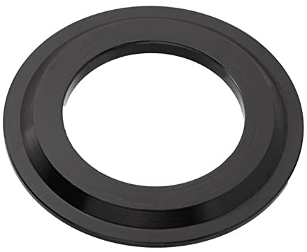 Dilwe Fahrrad Steuersatz Adapter, Aluminium Fahrrad Headset Spacer 1 1/8 Adapter Vorderradgabel Steuersatz Abdeckkappen Abstandshalter