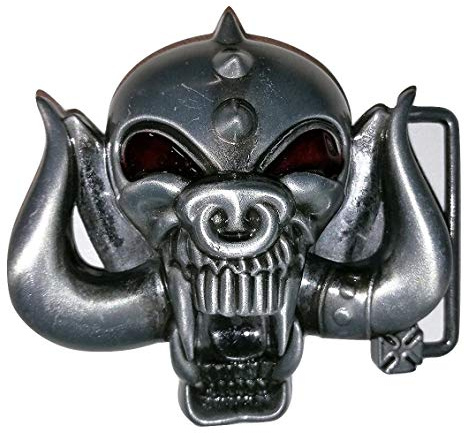 Gürtelschnalle Totenkopf Motorrad Choppers Metall Gürtelschnalle Motorhead