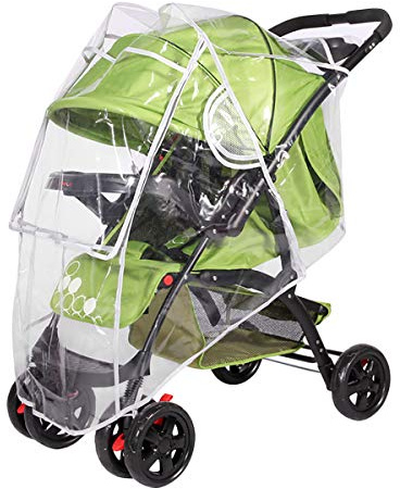 SONARIN Universal Portable Rain Cover for Pushchair, Pram, Stroller, Buggy and All sonarin Stroller,Water Resistant and Durable Baby Protection Rain Shield
