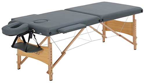 Clap Tzu | Basic Set | Mobile Massageliege | Kofferliege (Stone)