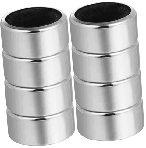 FUNOMOCYA 8pcs Leak Wine Ring Drip Stop Collar for Wine Bottle Stainless Steel Bottle Neck Catcher Drip Ring