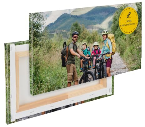 Foto auf Keilrahmen 50x30cm - personalisierte Leinwand - Fotogeschenk